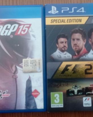 Lotto Giochi Corse: MotoGP 15 + F1 2017 –   PS 4