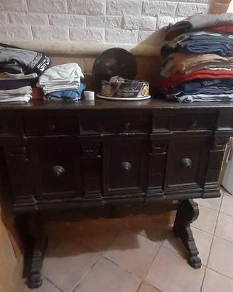 Mobile madia antico legno