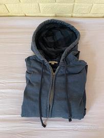 Felpa zip Burberry blue