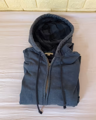 Felpa zip Burberry blue