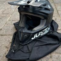 Casco Just1 J18 Pulsar Taglia L  con occhiali
