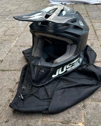 Casco Just1 J18 Pulsar Taglia L  con occhiali