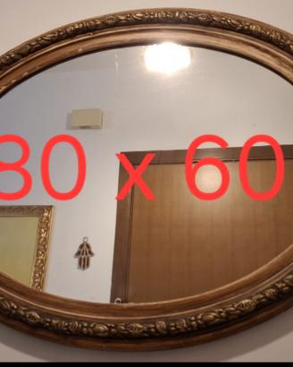 Specchio ovale antico