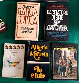 Lotto divisibile n. 5 libri genere vario