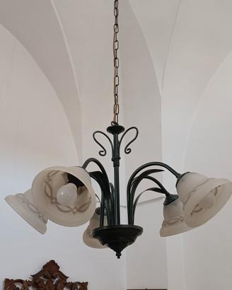 set lampadario e due Lumi 