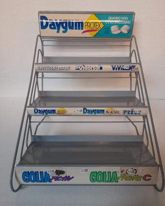 Espositore da banco gomme da masticare Daygum.