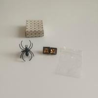 Anello ragno + orecchini