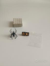 Anello ragno + orecchini