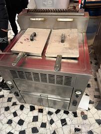 Friggitrice professionale 2 vasche da 16lt.