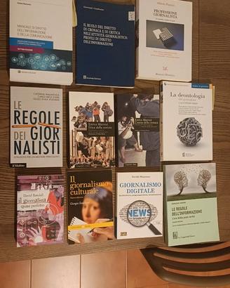 Lotto libri Giornalismo e Diritto informazione