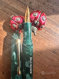 Stilografica americana BlueDew Flex Smeraldo