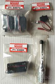 Lotto componenti Kyosho Ferrari F2004 DeA 1:8 Nuov