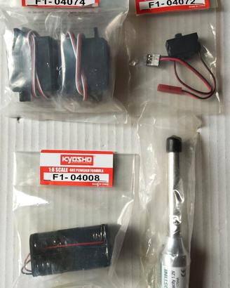 Lotto componenti Kyosho Ferrari F2004 DeA 1:8 Nuov