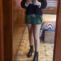 Minigonna Stile Militare