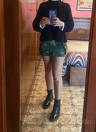 Minigonna Stile Militare