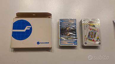 2 mazzi di carte della Finnair