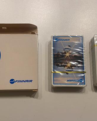 2 mazzi di carte della Finnair