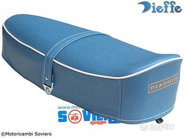 Sella Lunga BLU Jeans apertura a Levetta Vespa