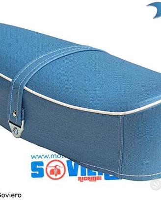 Sella Lunga BLU Jeans apertura a Levetta Vespa