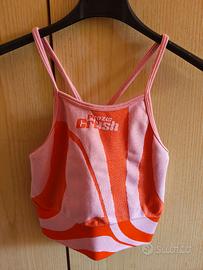Top Sportivo Prozis Crush Rosa/Arancione