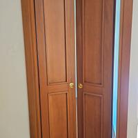 2x porte pieghevoli in noce