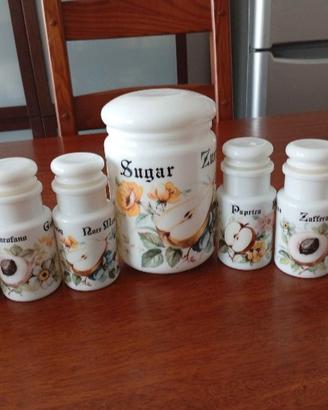 Set barattoli Arcopal anni 70 vintage 