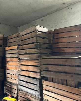 cassette di legno portafrutta