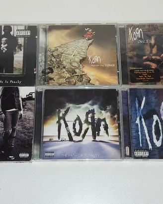 Cd musica Heavy Metal di Korn Slipknot Iron Maiden