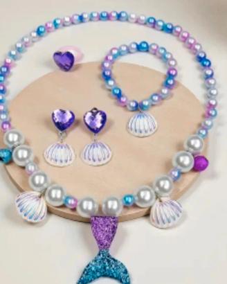 Set gioielli Sirena Ariel 