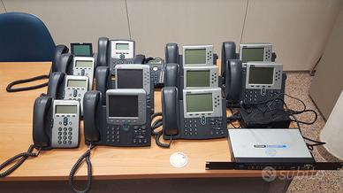 Lotto Telefoni Voip Cisco Snom + centralino PBX