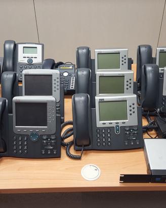 Lotto Telefoni Voip Cisco Snom + centralino PBX