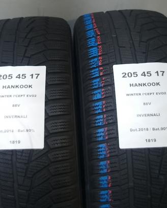 2 GOMME 205 45 17 HANKOOK A1819