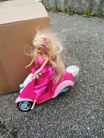 bambole barbie con cavallo e castello