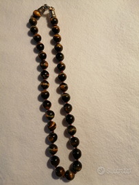 Collana occhio di tigre vintage