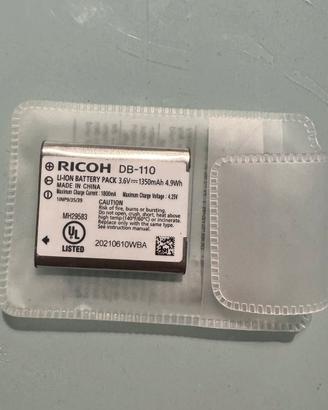 Batteria originale per fotocamera ricoh gr lll