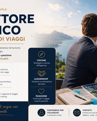 Direttore Tecnico di Agenzia di viaggi