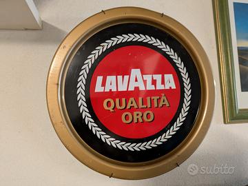Vassoio Vintage LAVAZZA "Qualità Oro" 