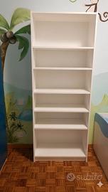 libreria 6 ripiani Bianca 
