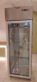 Freezer verticale Tecnodom con porta in vetro
