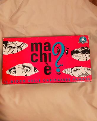 " Indovina chi è? " Gioco da tavolo vintage