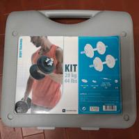 Kit manubri bodybuilding 20kg

