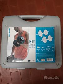 Kit manubri bodybuilding 20kg

