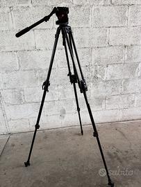 Cavalletto Manfrotto 351MVB2+ testa fluida 1503HDV