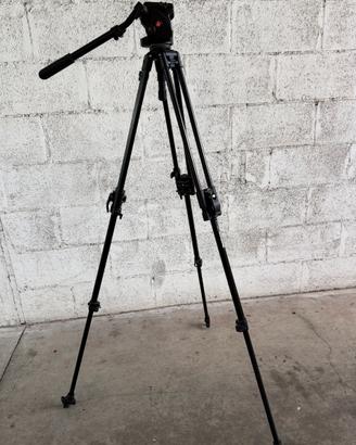 Cavalletto Manfrotto 351MVB2+ testa fluida 1503HDV