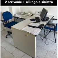 4 SCRIVANIE TECNO MARCATRE' (3 con allungo)