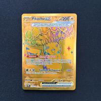 Carta pokemon Pikachu gold PRE
