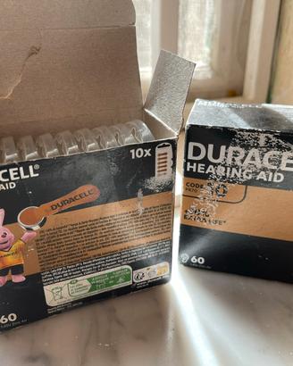 Pile Duracell per apparecchi acustici