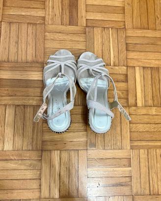 Sandali beige 37-38 eleganti