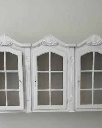 Vetrinetta pensile stile classico shabby chic