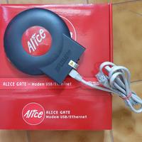 Modem Alice completo di scatola e accessori